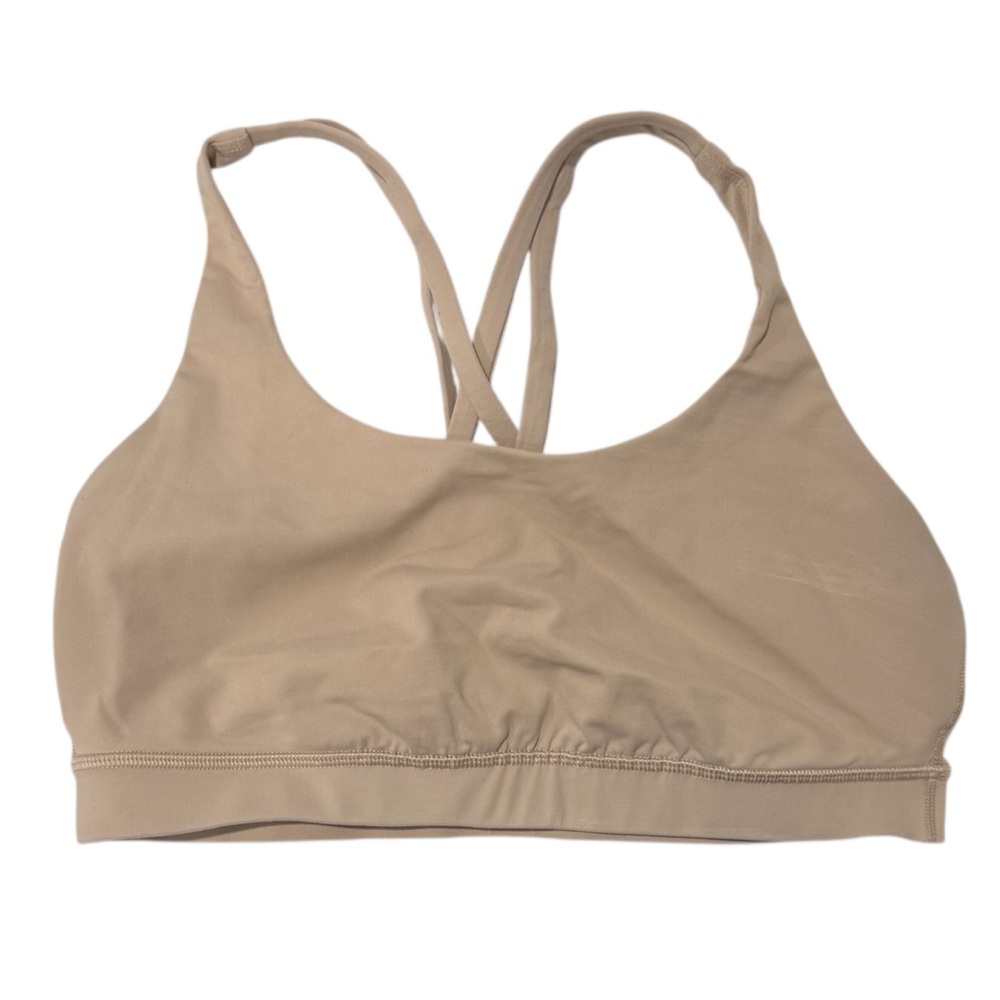 Lululemon Women’s 10 Beige Energy Sports Bra